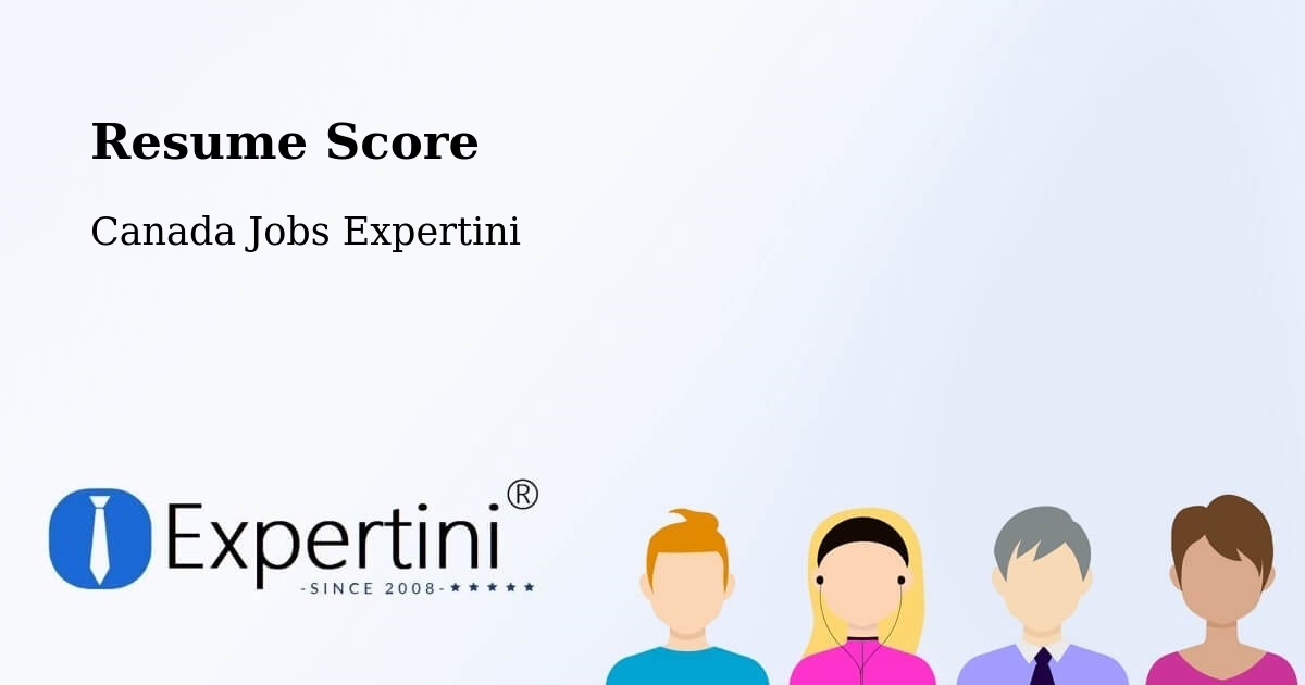 Resume Score - Canada Jobs Expertini